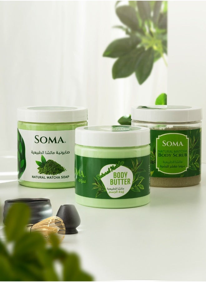Soma Soma Matcha Body Set (soap - scrub - butter) 