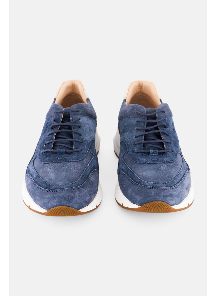 GEOX Men Lace Up Casual Shoes, Navy  - Image 4
