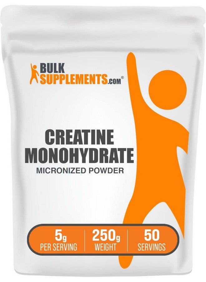 بالك سابلمنتس مسحوق الكرياتين أحادي الهيدرات من BulkSupplements.com - مكمل غذائي للكرياتين، كرياتين ميكرونيزد، مسحوق الكرياتين - بدون نكهة وخالي من الغلوتين، 5 غرام (5000 ملغ) لكل حصة، 250 غرام (8.8 أونصة) (عبوة من قطعة واحدة) - Image 1