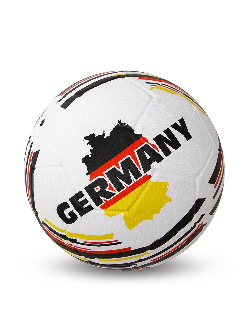 Nivia Country Colour Germany Football | Size 5 | Machine Stitched | Rubberized Moulded | 12 Panel | Waterproof | Soccer Ball - Image 4