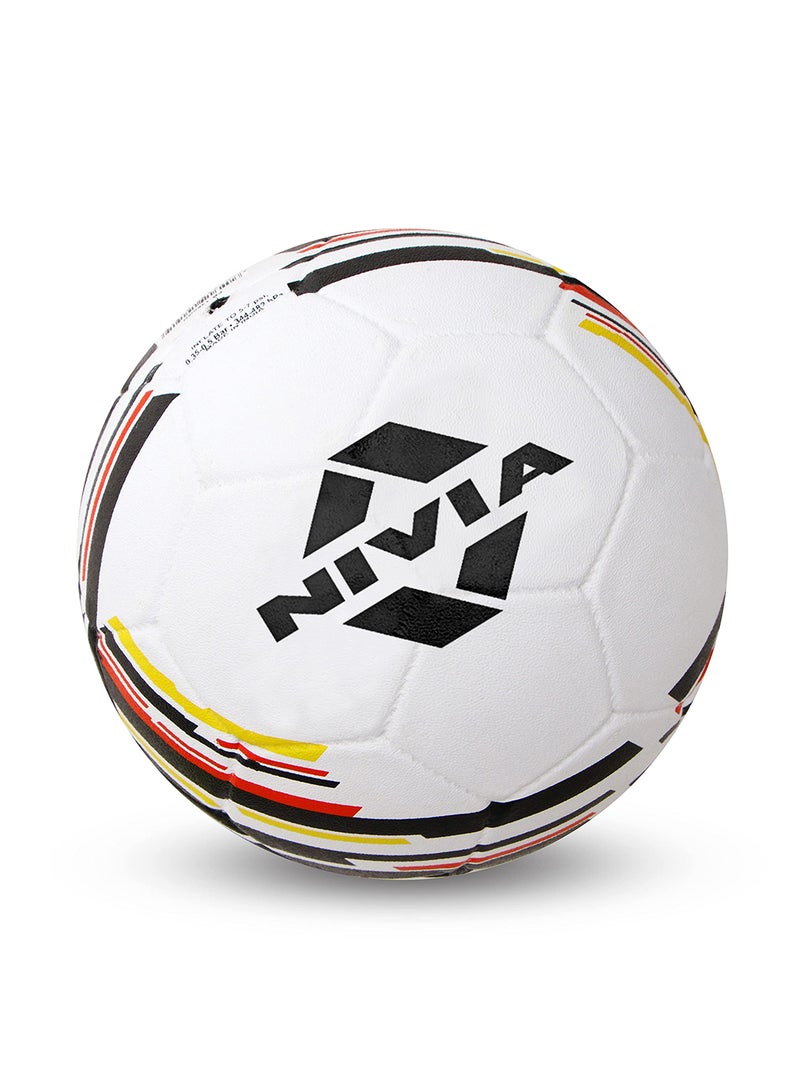 Nivia Country Colour Germany Football | Size 5 | Machine Stitched | Rubberized Moulded | 12 Panel | Waterproof | Soccer Ball - Image 1
