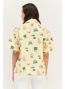 adidas Originals Women Sportswear Fit Short Sleeves Outdoor Shirt, Multicolor  - Image 3