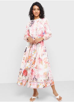 ELLA Floral Print Dress  - Image 1