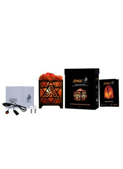 GEOHONEY Geohoney - Himalayan Salt Decorative Lamp Basket with Chunks  - Image 5