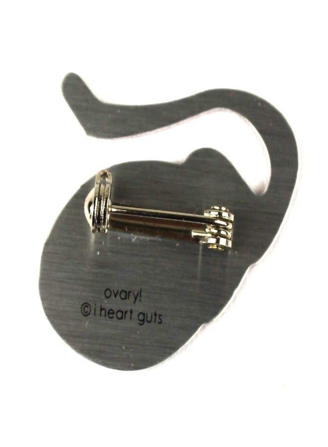 أي هارت جاتس دبوس "أحبّ الشجاعة" على شكل مبيض - هدية رائعة لدعم الخصوبة، أو للتوعية بمتلازمة تكيس المبايض أو صحة المبيض، أو لتشجيع صحة المرأة، أو كهدية من طبيبة نسائية وتوليد. - Image 4