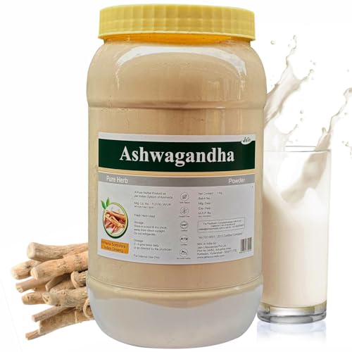 Jain Ashwagandha Powder 1kg – | Natural Stress Buster & Immunity Booster |100% Natural Herbal Supplement - Image 1