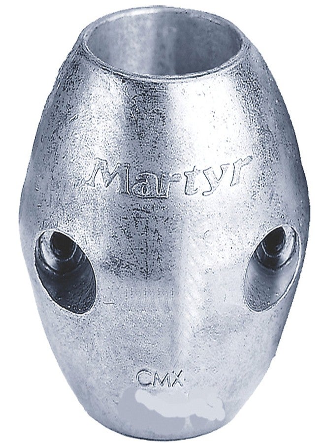 MARTYR Anodes, CMX05, Zinc Streamlined Shaft Anode (2.35 H x 2.42 OD x 1.25 ID) – Marine Boat Sacrificial Anode for Saltwater Corrosion Protection