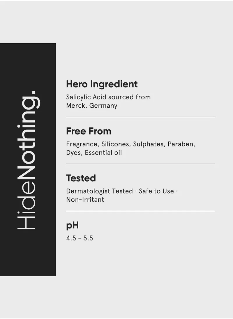 Minimalist Skincare Salicylic Acid + LHA 2% Face Cleanser