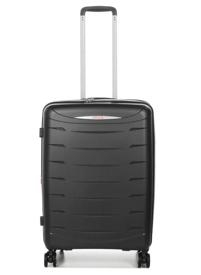 Jump Furano 2 PP Hard Expandable Suitcase Luggage Trolley 66 cm Medium Charcoal - Image 2