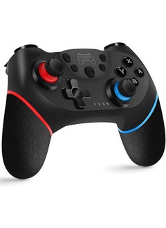 Controller for Switch, Wireless Pro Controller for Switch/Switch Lite/Switch OLED, Remote Gamepad with Joystick, Adjustable Turbo Vibration, Ergonomic Non-Slip - Black.