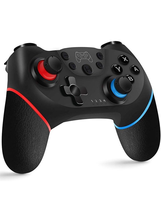 Garlo - Controller for Switch, Wireless Pro Controller for Switch/Switch Lite/Switch OLED, Remote Gamepad with Joystick, Adjustable Turbo Vibration, Ergonomic Non-Slip - Black. - Image 1