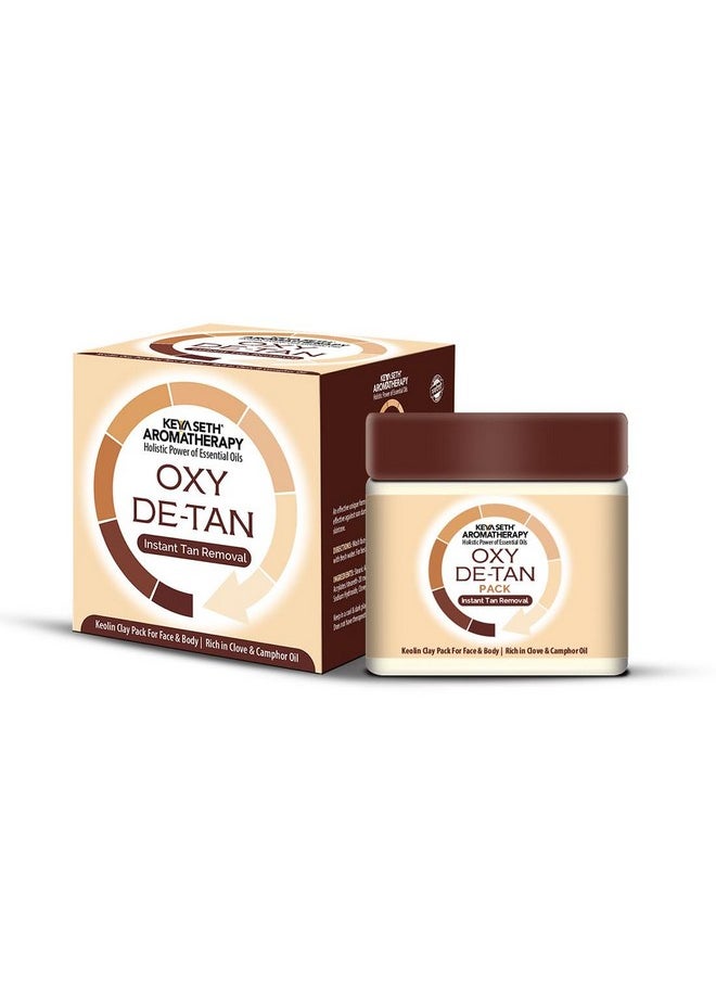 Keya Seth Aromatherapy Keya Seth Aromatherapy Oxy De Tan Removal For Glowing & Lighting Oil Control, Anti Acne & Pimples Blemishes Pigmentation De Tan Pack For Face & Body - No Ammonia & Blech. 50Gm  - Image 1
