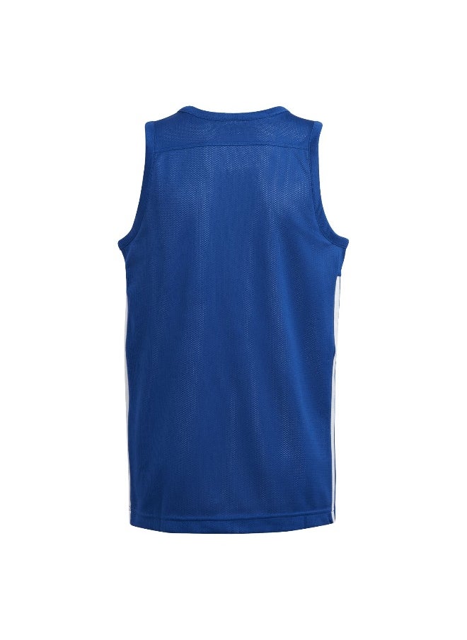 Adidas adidas 3G Spee Rev Jrs Blue Basketball Jerseys 0-3M  - Image 3