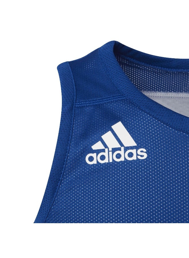 Adidas adidas 3G Spee Rev Jrs Blue Basketball Jerseys 0-3M  - Image 5