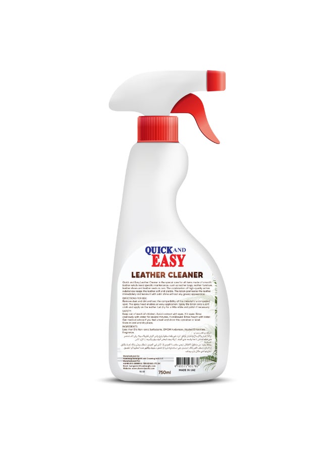 Quick And Easy Leather Cleaner 750ML - Image 2
