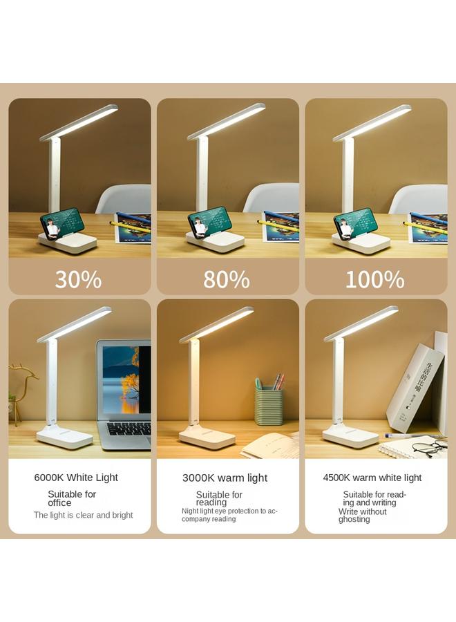 Bluejw Touch Dimming Led Desk Lamp Office Study Bedroom Room Student Dormitory Creative Folding Eye Protection Reading Bedside Lamp - Image 5
