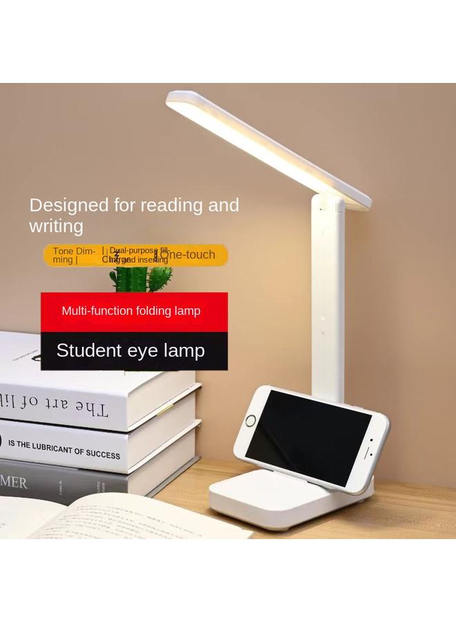 Bluejw Touch Dimming Led Desk Lamp Office Study Bedroom Room Student Dormitory Creative Folding Eye Protection Reading Bedside Lamp - Image 2