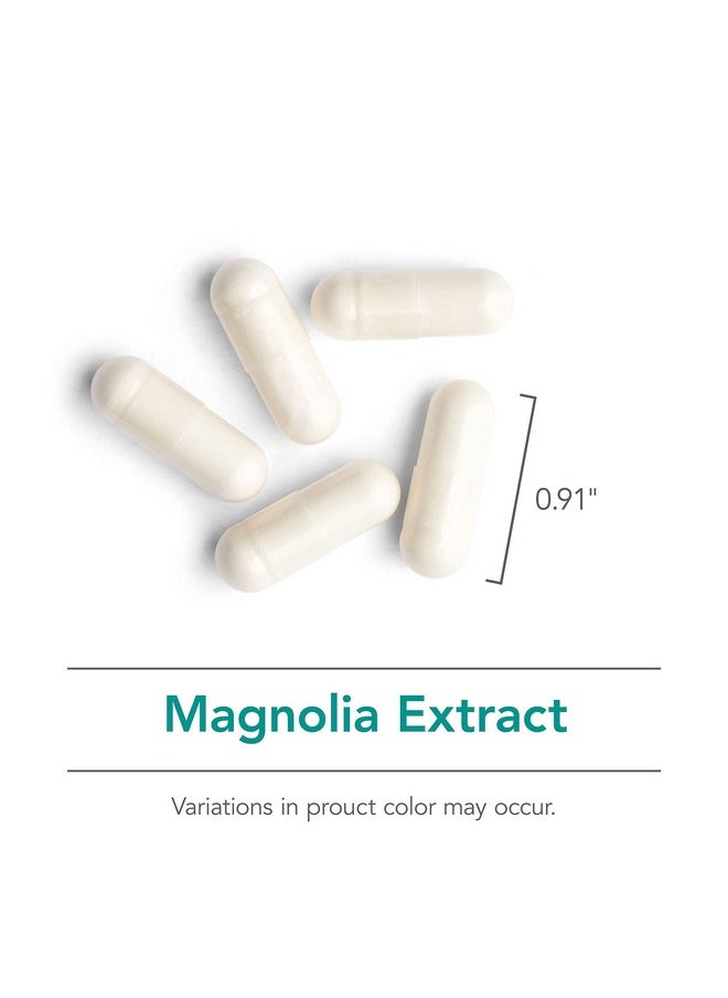 Nutricology - Magnolia Extract Stress And Sleep Support Cortisol Balance 120 Vegetarian Capsules - Image 1