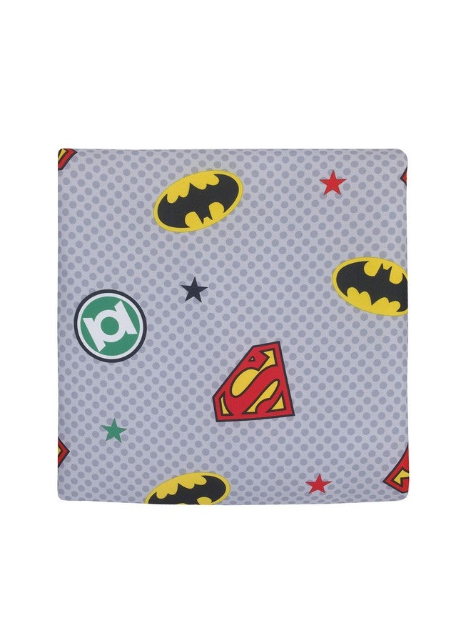 Warner Bros Warner Brothers Justice League 4 Piece Toddler Bedding Set Grey/Blue/Red/Black - Image 5