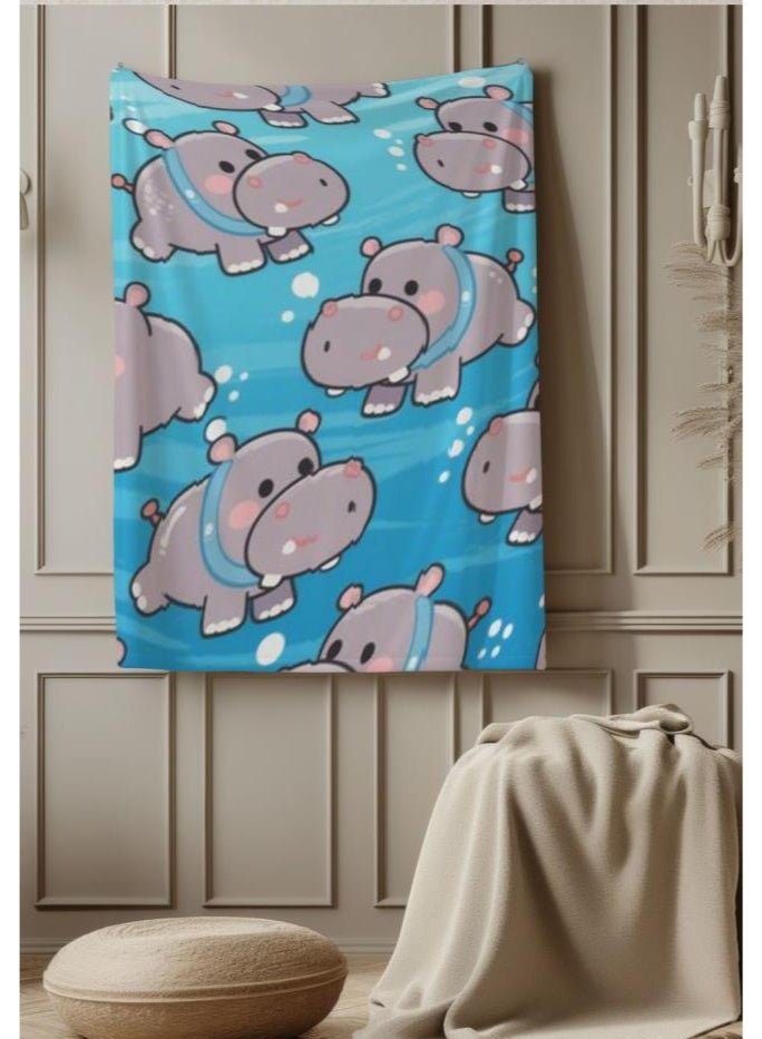 general Baby and children's cartoon flannel thin blanket (warm and comfortable, suitable for sleep, game use) 70cm*100cm - Image 3