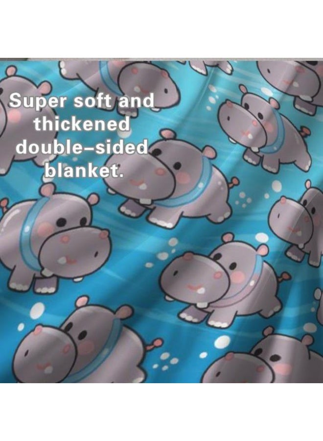 general Baby and children's cartoon flannel thin blanket (warm and comfortable, suitable for sleep, game use) 70cm*100cm - Image 4