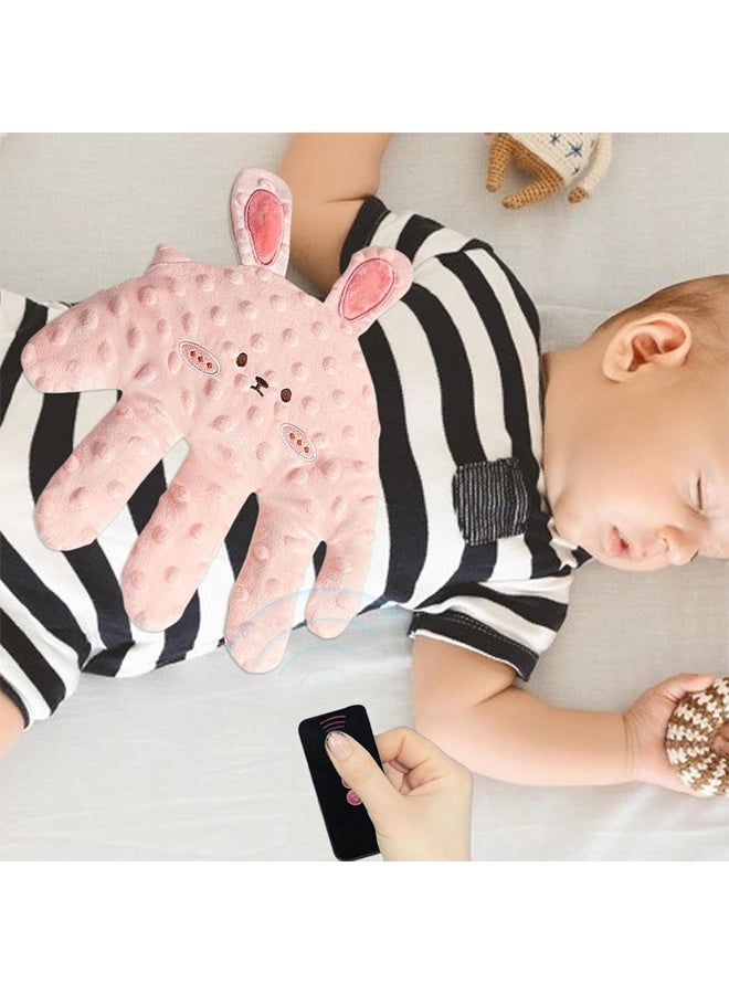 DUNISO Automatic Patting Sleeping Toy for Newborn with Remote Control,Baby Soothing Palm,Startle Prevention Gloves,Cute Cartoon Design - Image 4