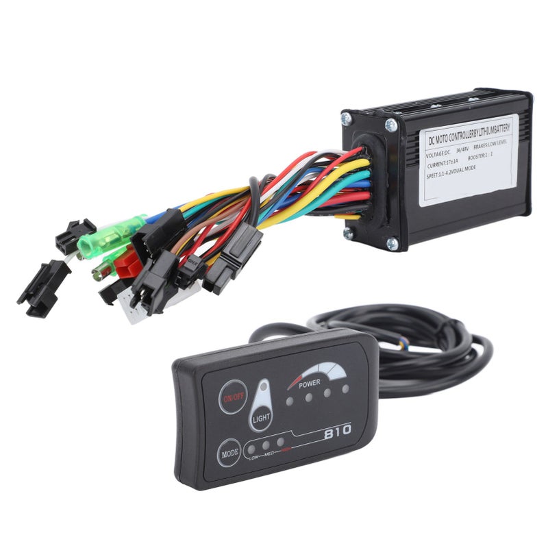 DC 36V 48V 17A 3 Modes Controller with S810 Panel with FT 8C Magnetic Points with 109R Throttle for 250W‑350W Motor - Image 3