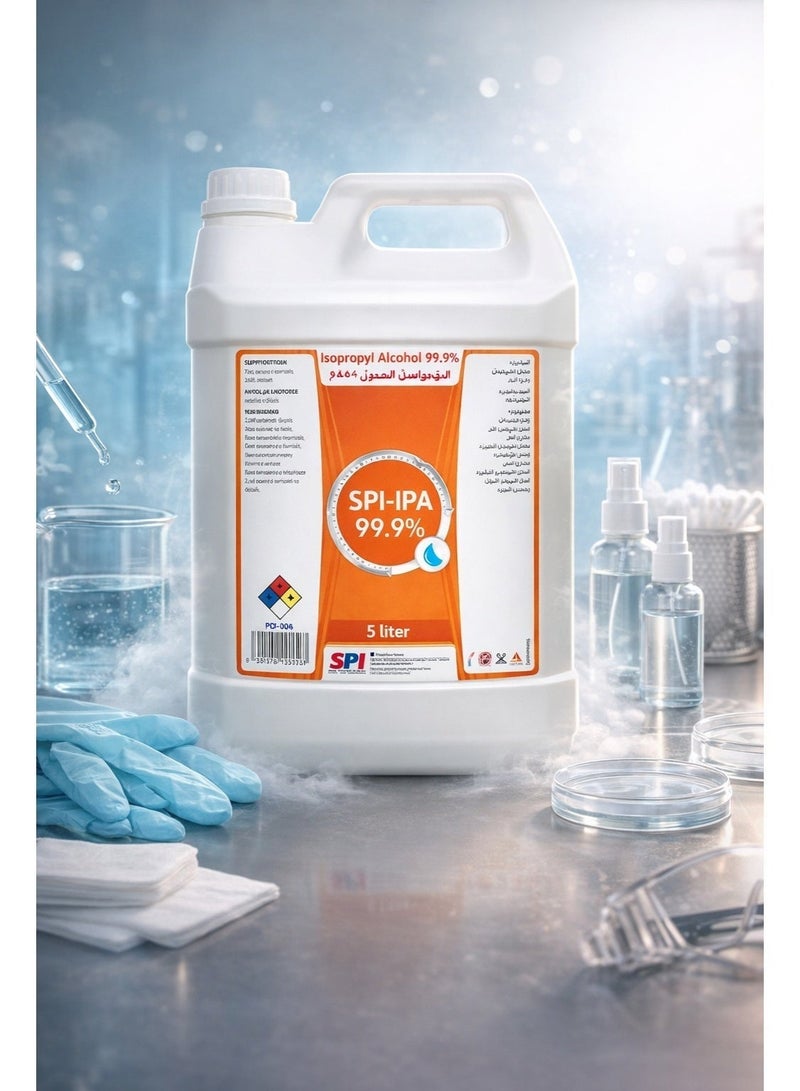 SPI-IPA 99.9% Isopropyl Alcohol Solution 5 liter - Image 5
