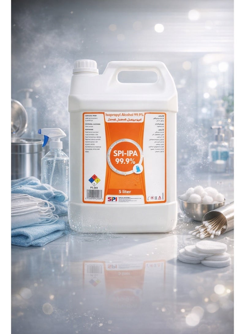 SPI-IPA 99.9% Isopropyl Alcohol Solution 5 liter - Image 3