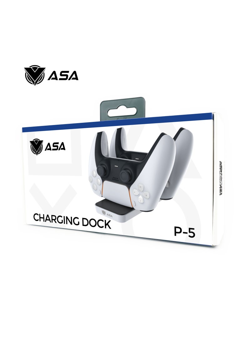 ASA Premium Dual Charging Dock For Controller PlayStation 5 - Image 2
