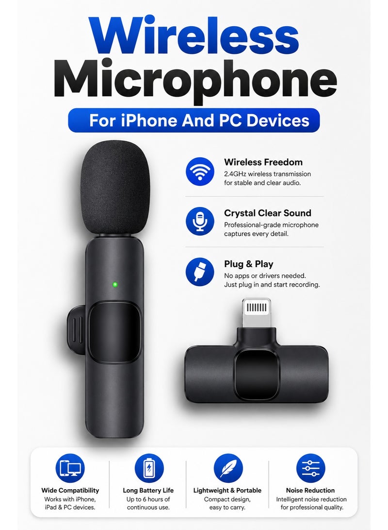 K9 Wireless Microphone For iPhone And PC Devices Professional Microphone For Mobile Phone Live Broadcast - Image 1