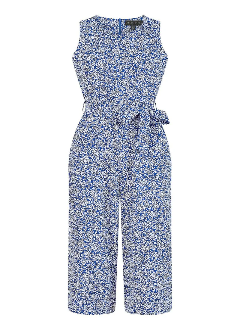 ميلا لندن Ditsy Floral Print Culotte Jumpsuit