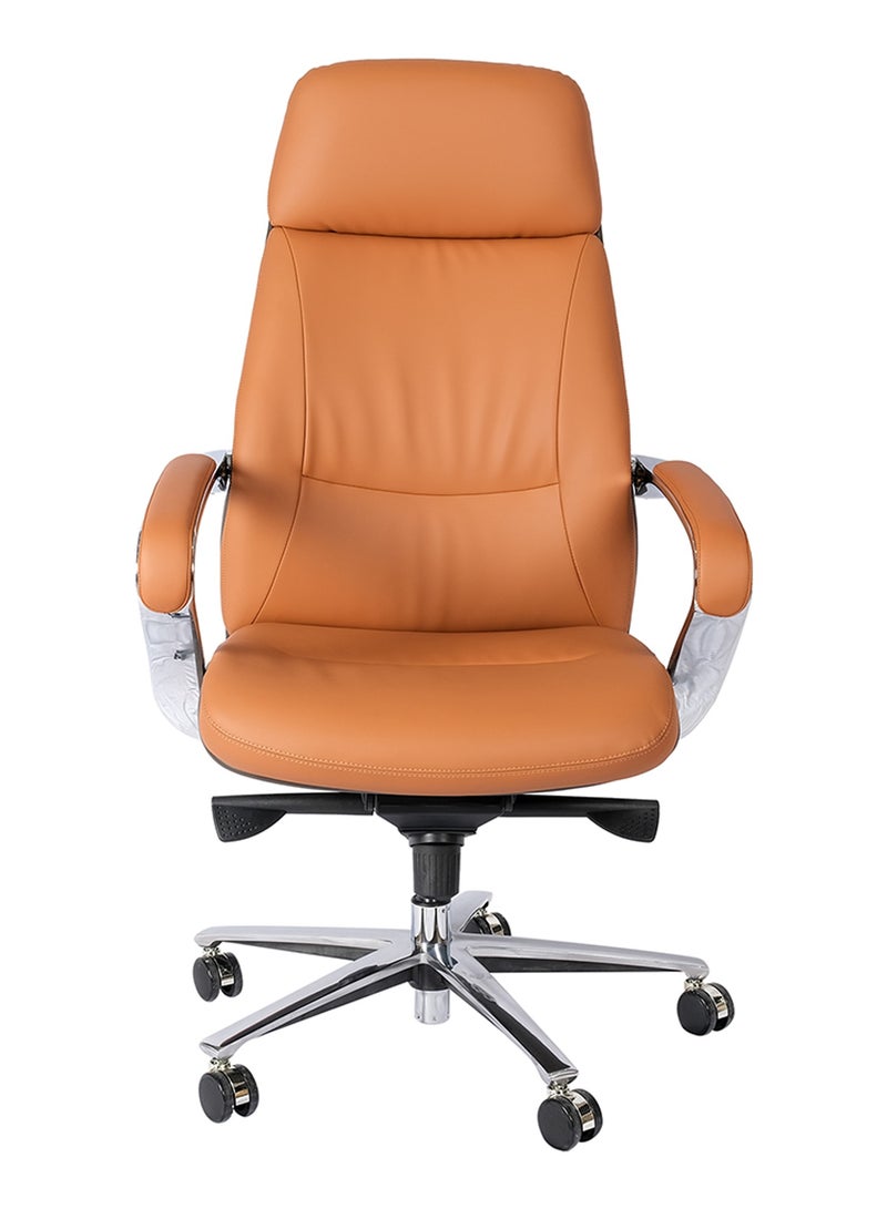 HUIMEI Huimei High back Office Chair With Height Adjustable 2302-A Brown Color  - Image 2