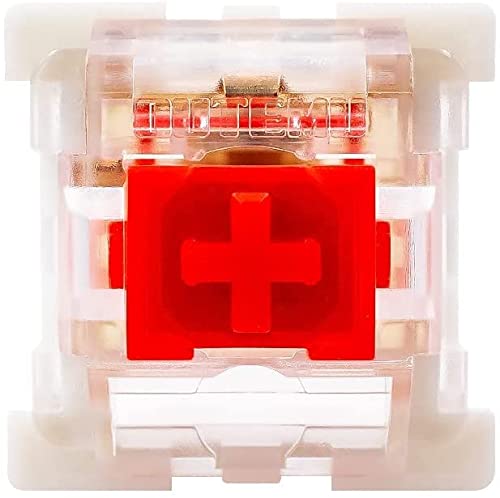 outemu Pack 32 Red Switches,3 Pin Key Switch - Cherry MX Equivalent DIY Replaceable Switches for Mechanical Keyboard 45gf Linear/RGB/Dustproof - Image 2