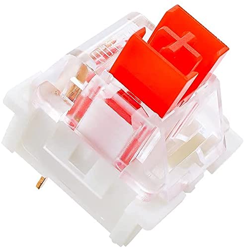 outemu Pack 32 Red Switches,3 Pin Key Switch - Cherry MX Equivalent DIY Replaceable Switches for Mechanical Keyboard 45gf Linear/RGB/Dustproof - Image 5