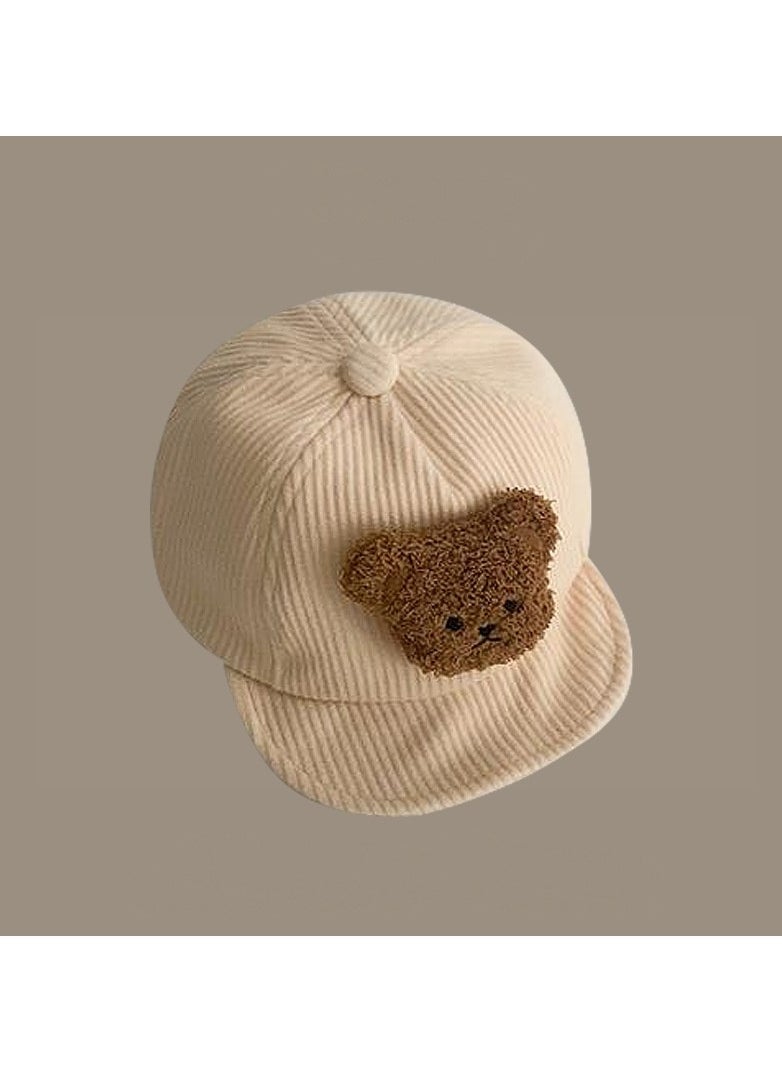 KUYING Beige Series Duckbill Cap Children's Cute Hat 