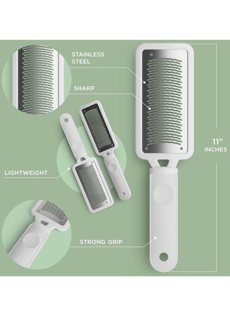 Excefore - Foot File, Foot Scrubber Pedicure - Callus Remover for Feet, Professional Grater Rasp Foot Scraper Corns Callous Removers Cracked Dead Skin Remover for Dry and Wet Feet - Image 1