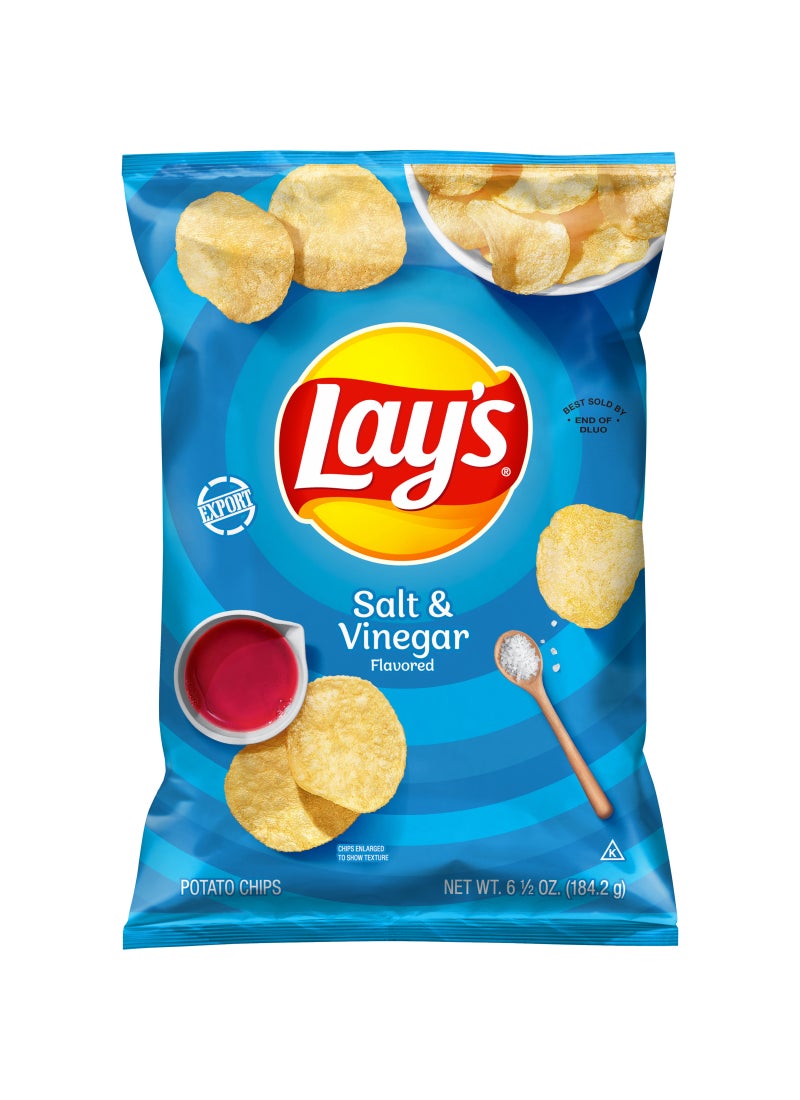 Lay's رقائق البطاطس بالملح والخل - Image 1