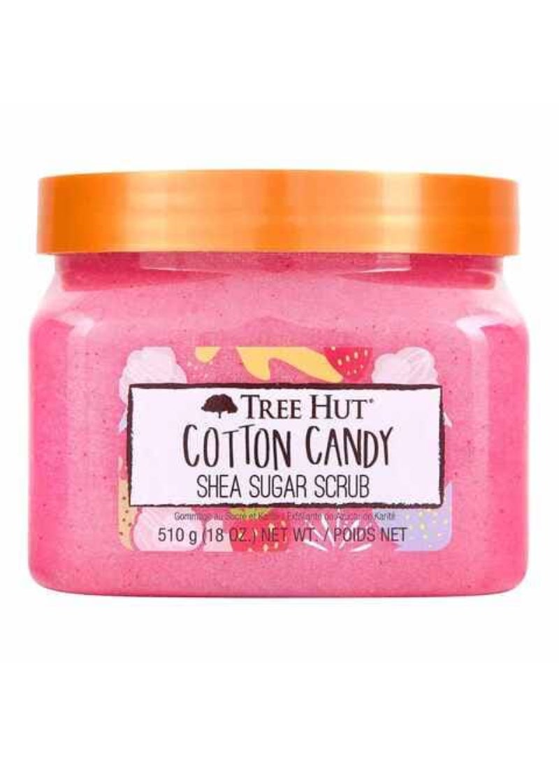 Tree Hut Tree Hut Cotton Candy Shea Sugar Scrub Pink 510g  - Image 1