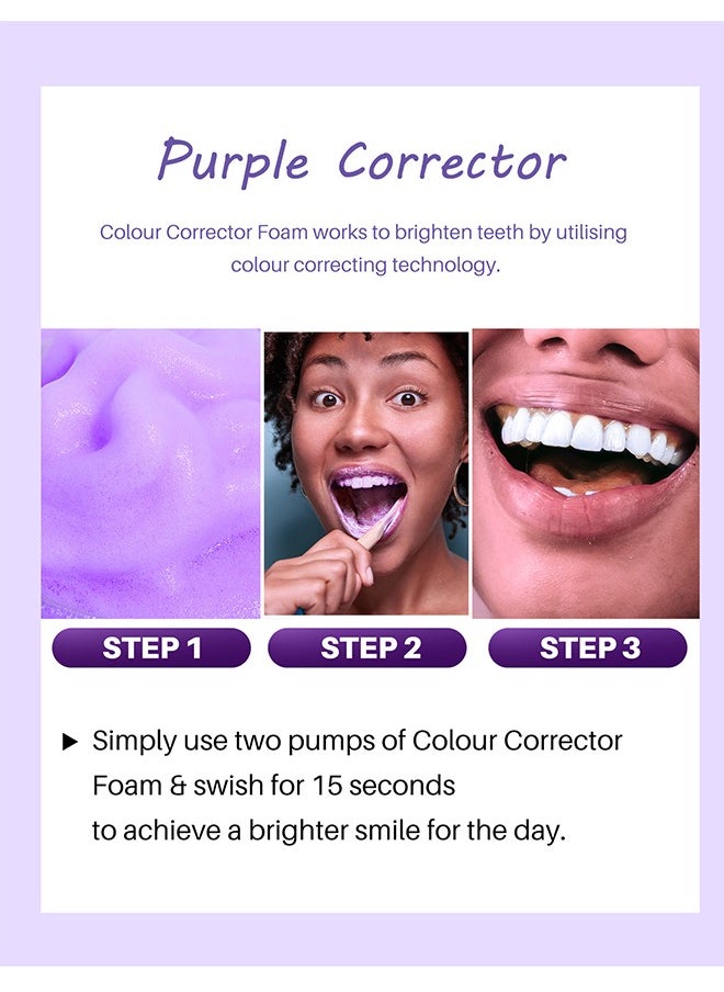 Lanthome Color Corrector Foam - Purple Teeth Whitening Mousse, Yellow Stain Removal for Teeth, Purple Toothpaste for Teeth Whitening, Teeth Whitening Kit for Sensitive Teeth 50ML  - Image 5