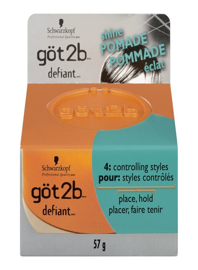 Got2b Defiant Define and Shine Pomade, 2-Ounce (Pack of 2) - Image 1
