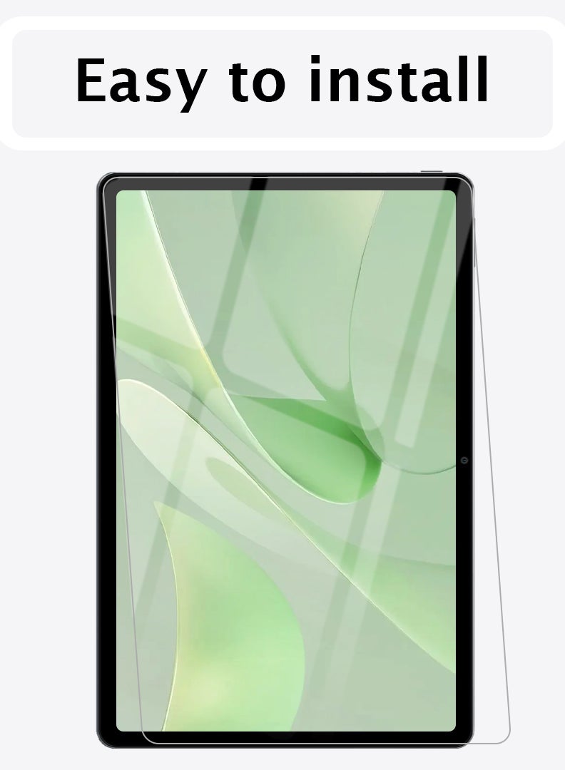 Theodor 2 Pack Screen Protector for Huawei MatePad Air 2024 9H Hardness Tempered Glass, Bubble Free Easy Installation, Full Coverage And Anti Scratch Case Friendly- Clear - Image 3