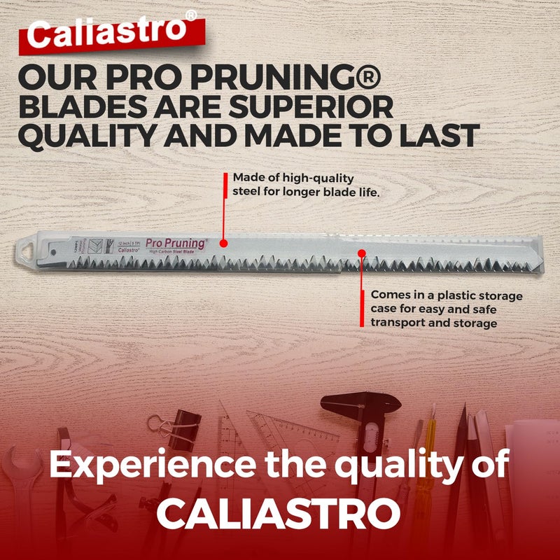 Caliastro 12-Inch Wood Pruning Saw Blades for Reciprocating/Sawzall Saws - 5 Pack - Image 5