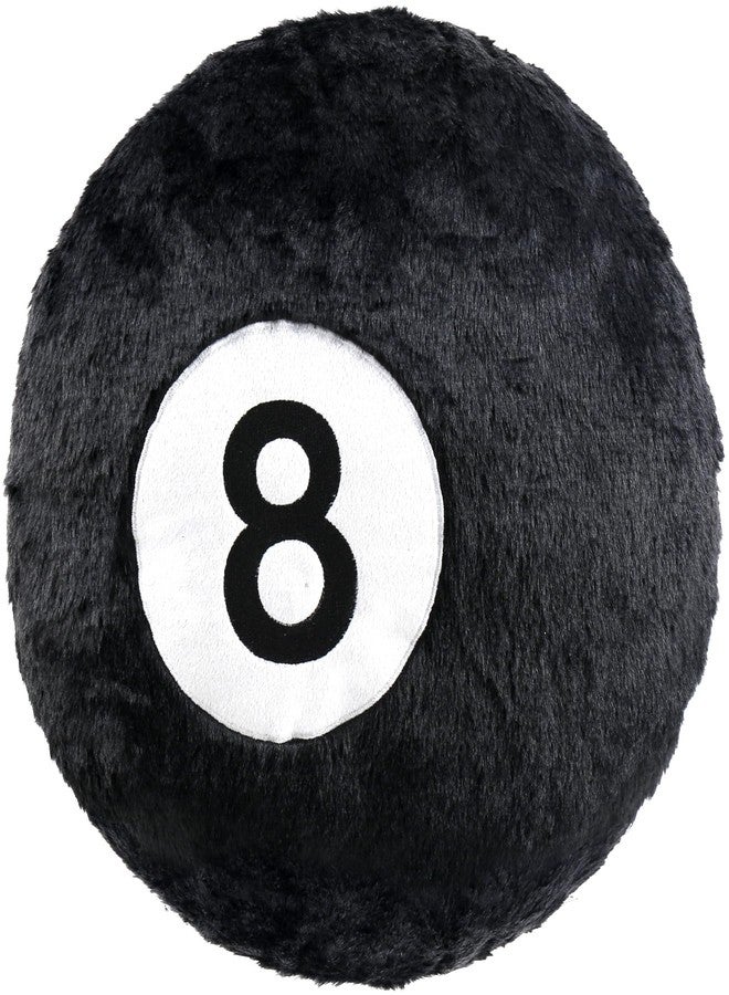 Dripykiaa 8 Ball Throw Pillow, 14" Decorative Pillows Throw Cushion Home Decoration Plush Sporty Design Ball Pillow for Women, Men Bestselling Comfort and Stylish Accent Decor - Image 1