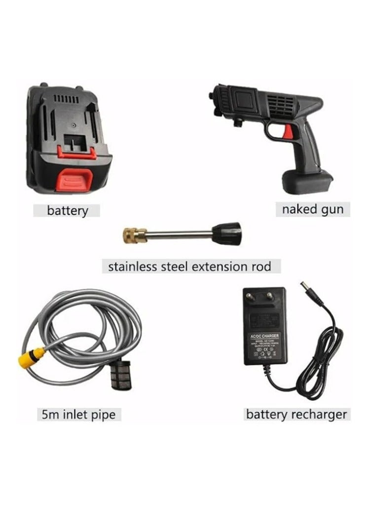 إم إي سي MEC Wireless 24V القوة اللاسلكية المثالية لغسيل السيارات بالضغط العالي، أداة تنظيف السيارات التي تعمل بالبطارية، غسالة كهربائية عالية الضغط المحمولة - Image 3