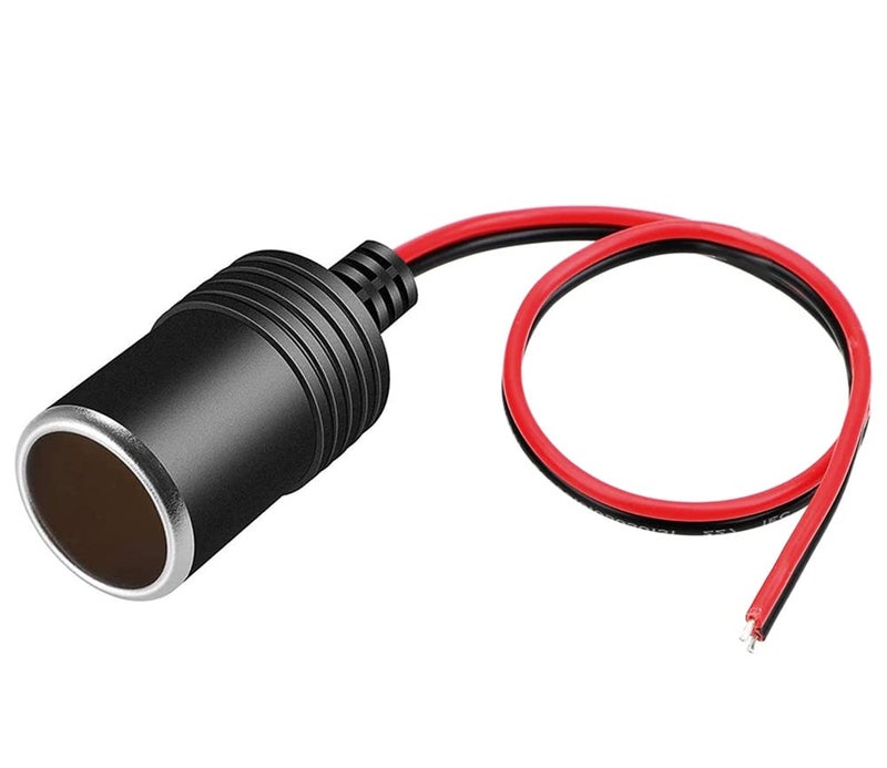 PLUSPOE Car Cigarette Lighter Female Socket Cable Plug Adapter for DC 12V 24V Car Charger Power Cigar Connector Extension 35cm - Image 3