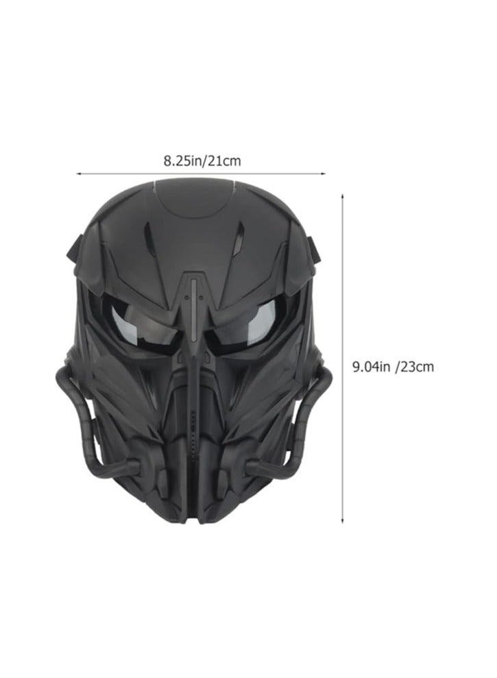 general Mandalorian Voice Modulator Voice Changer Helmet Cosplay Face Cover Black Party Carnival Theme Party Supplies Game Full Face Guard - Image 2