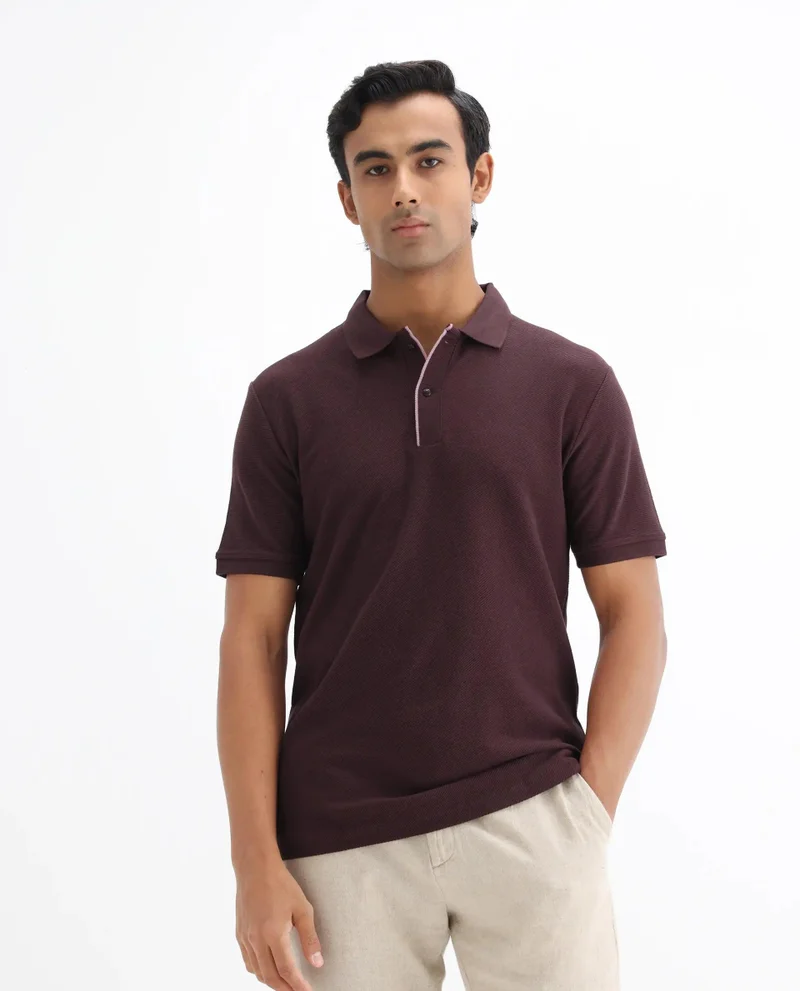 Rare Rabbit Men's Twill Knit Polo