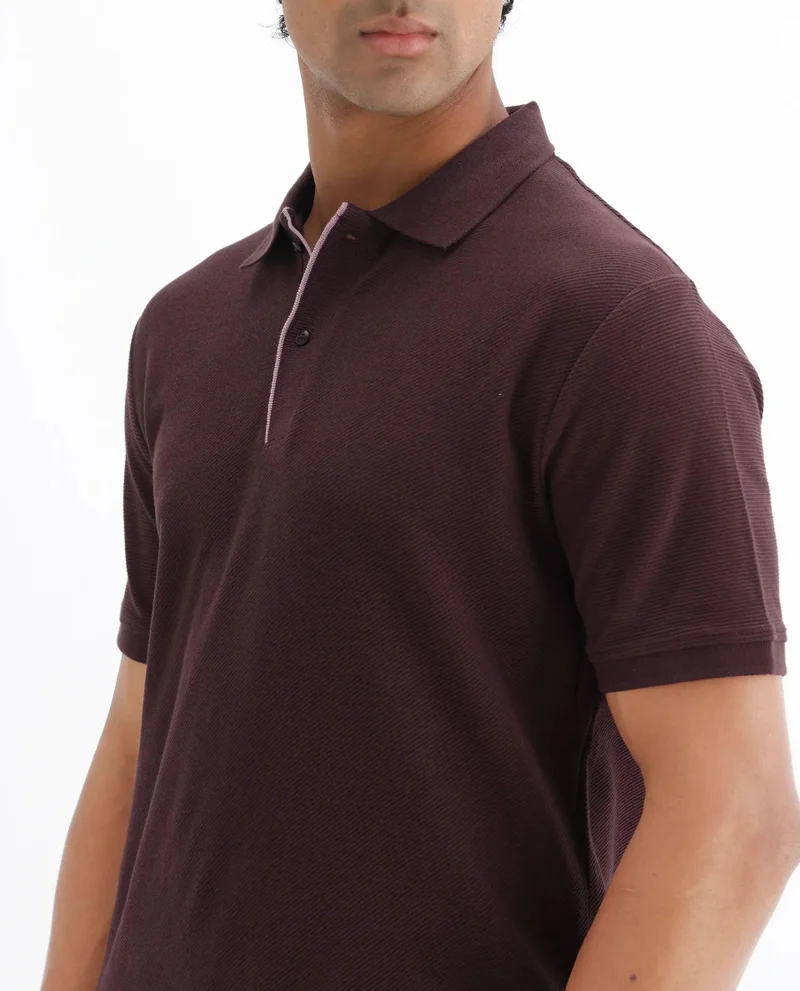 Rare Rabbit Men's Twill Knit Polo