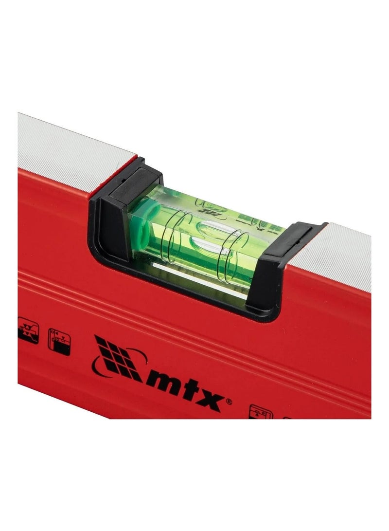 إم تي إكس MTX مطحون، 3 فتحات، مرآة واحدة، مقياس المستوى المغناطيسي من الألومنيوم المقوى (800 مم) - Image 4